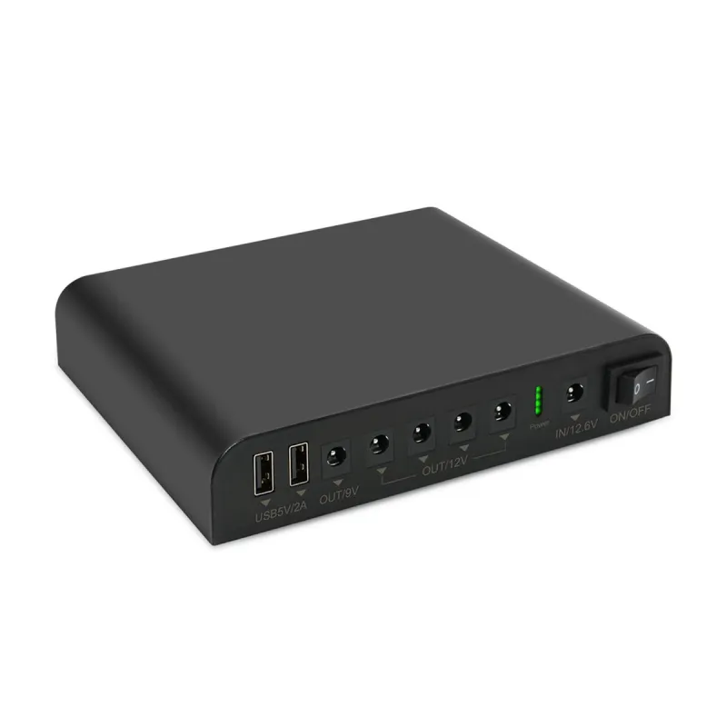 Uuname 5v/9v/12v Mini UPS For Wifi Routers Last Up To 20 Hours -31200mAH