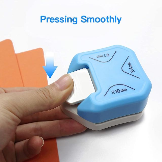 3 in 1 R4/R7/R10mm Corner Rounder Punch Corner Trimmer Cutter For Diy-802