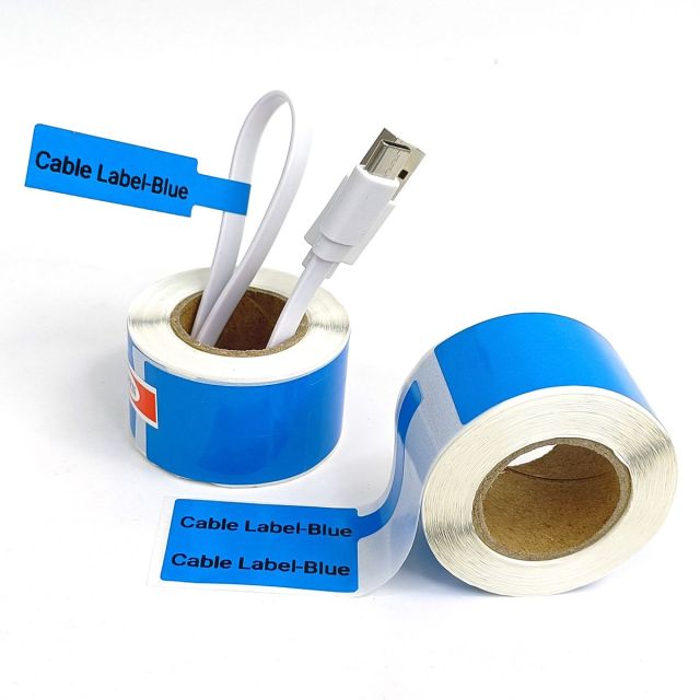 Marklife-P50 Printable Cable Labels Paper-25x78MM -100 Thermal Labels-056