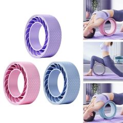 Double Layer Yoga Wheel Foam Roller & 1 Spiked Massage Ball 1 Yoga Ball-07