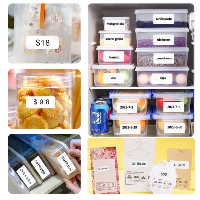 Marklife P50 White Thermal Stickers Labels Paper -20x10mm 500 Labels-012