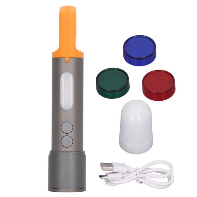 Uuname 3000 Lumens Torch Rechargeable COB LED Flashlight 9 Mode High Bright