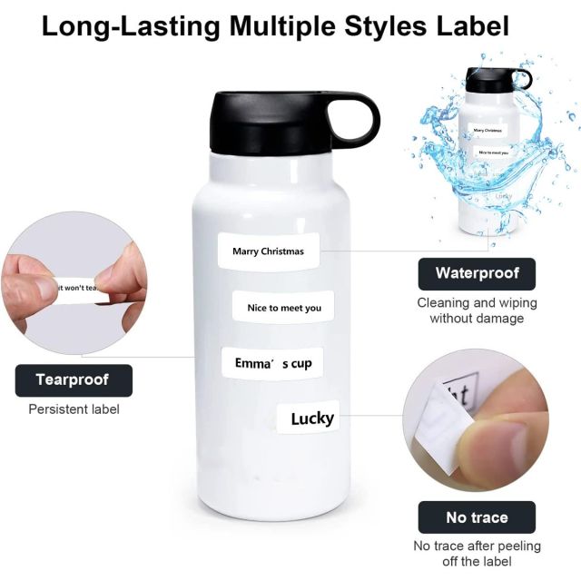 Marklife P50/P15/P12 White Thermal Labels Paper -12X30mm 200 Labels-080