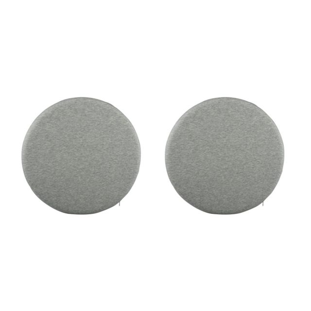 2 Pack Round Cushion Knitted Japanese Memory Foam Seat Chair Cushion-F34