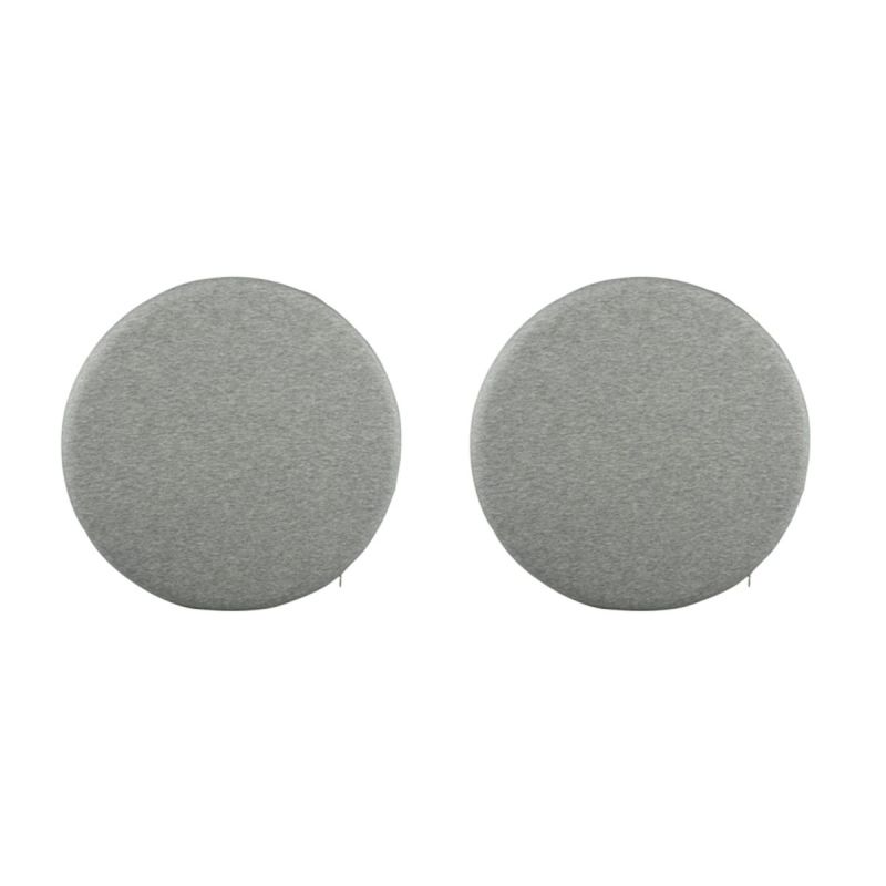2 Pack Round Cushion Knitted Japanese Memory Foam Seat Chair Cushion-F34