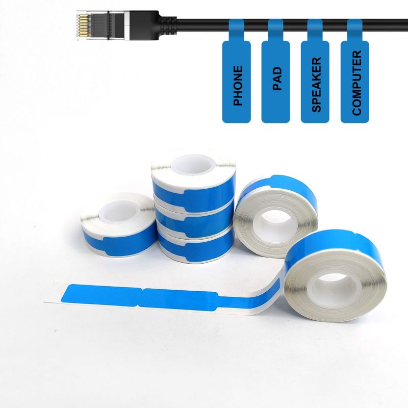 Marklife-P50/P15/P12 Printable Cable Labels Paper-12.5X109MM -65 Labels-118