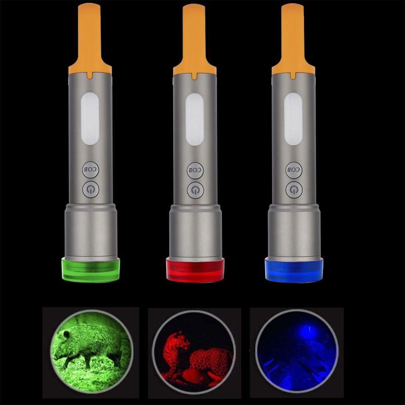 Uuname 3000 Lumens Torch Rechargeable COB LED Flashlight 9 Mode High Bright