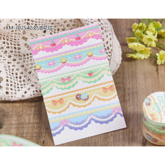 8 Rolls Washi Tape Scrapbooking Sticker DIY Tape Plus Tweezers Set-JD2540