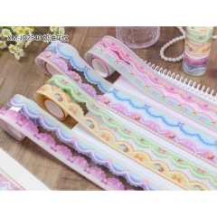 8 Rolls Washi Tape Scrapbooking Sticker DIY Tape Plus Tweezers Set-JD2540