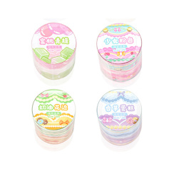 8 Rolls Washi Tape Scrapbooking Sticker DIY Tape Plus Tweezers Set-JD2540