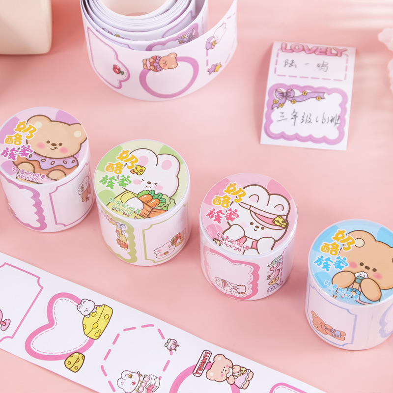 8 Rolls Custom Name Stickers labels Name Tags Plus Tweezers Set-JD2387A