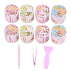 8 Rolls Custom Name Stickers labels Name Tags Plus Tweezers Set-JD2387A