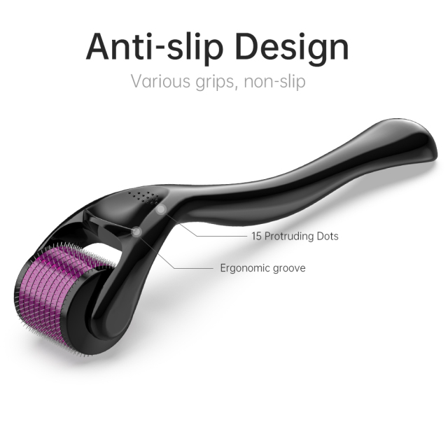 DRS540 microneedling roller (Black handle+ purple head)