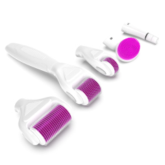 The newest microneedle titanium dermaroller kit 6 in 1 set