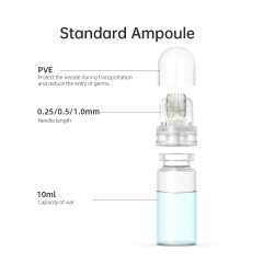 Hydra Roller 64 Gold Titanium Needle