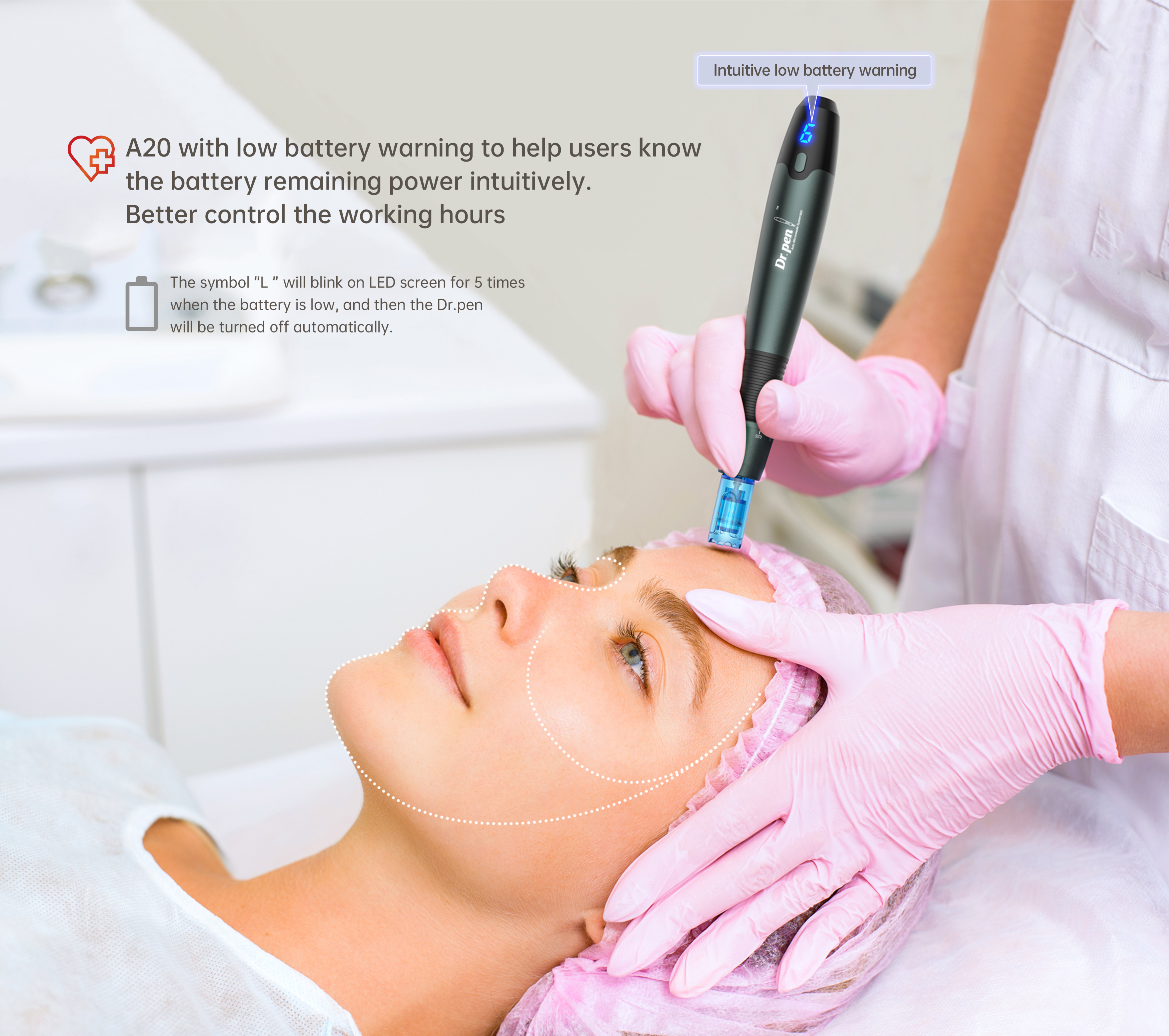A20 Microneedling Pen – Micro Needling Device - Main Image