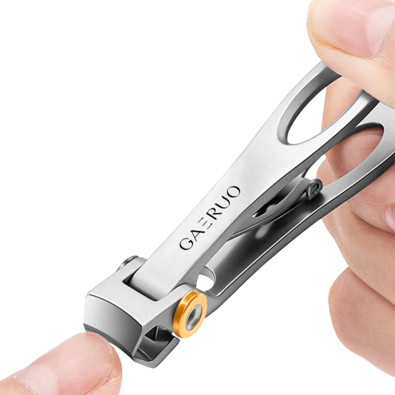 Gaeruo Nail Clippers Anti Splash Fingernail Cutter Stainless Steel Manicure Tools Nail Scissors Detachable Design Nail Trimmer (Medium)