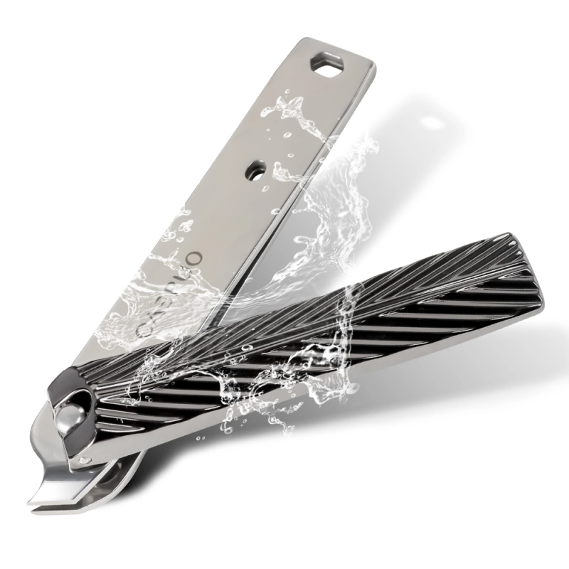 Professional manicure tools stainless steel best nail trimming cutter sharp bevel nail clipper for men and women