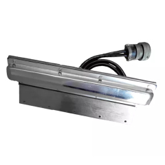 Magnetic flux leakage detector equipped with probe cable surface crack detector