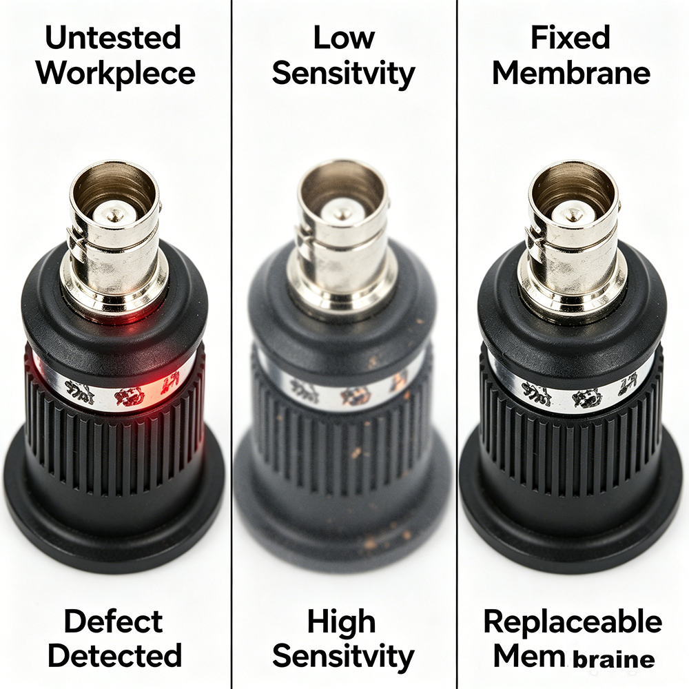 Ultrasonic flaw detector Single-element straight probe