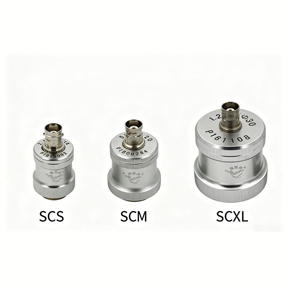Ultrasonic Straight & Angle Probes Single-Element NDT Transducers for Flaw Detectors BNC Interface