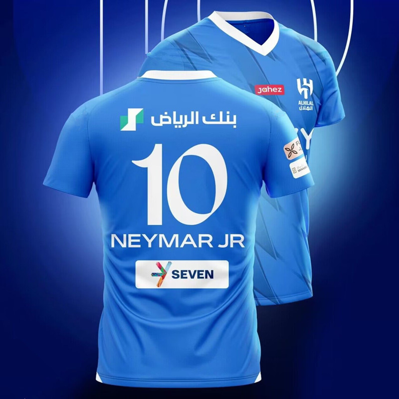 2023 2024 Al Hilal Saudi soccer jerseys NEYMAR JR MALCOM NEVES SERGEJ VIETTO KOULIBALY LGHALO KANNO home away 23 24 football shirt adults