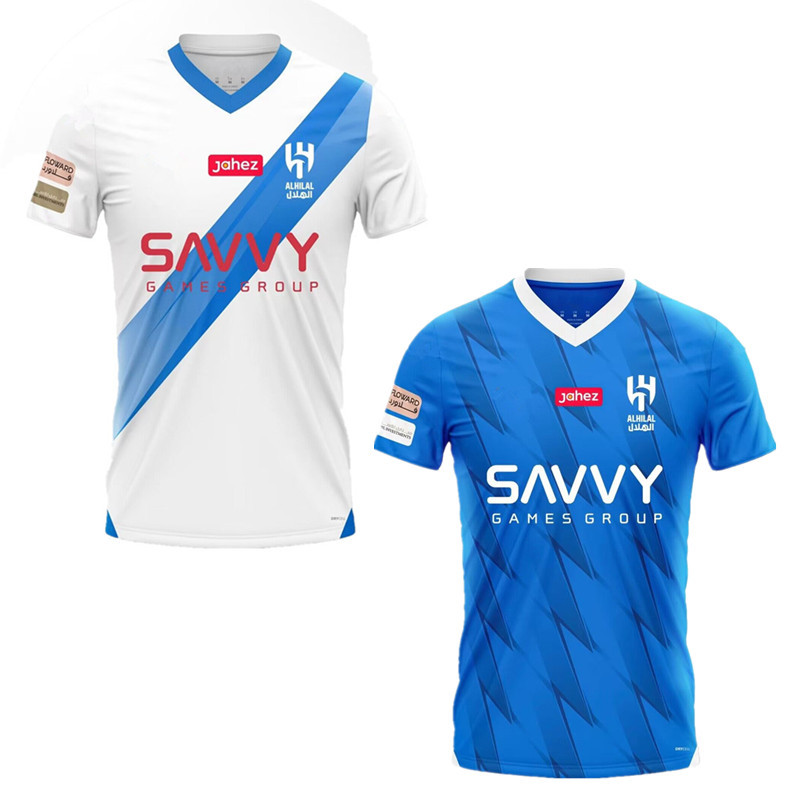 2023 2024 Al Hilal Saudi soccer jerseys NEYMAR JR MALCOM NEVES SERGEJ VIETTO KOULIBALY LGHALO KANNO home away 23 24 football shirt adults