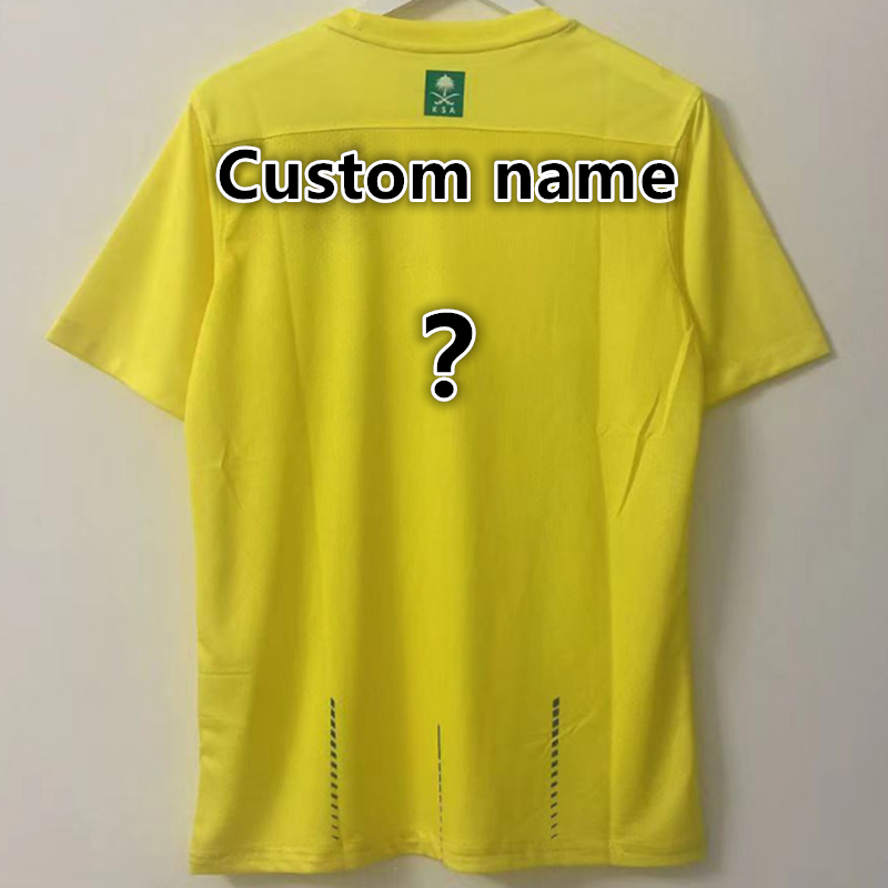 Al Nassr FC soccer Jerseys Ronaldo 2022 2023 2024 Home yellow away 22 23 24 CR7 Gonzalo Martinez Talisca Ghislain Konan Vincent Aboubakar men Football