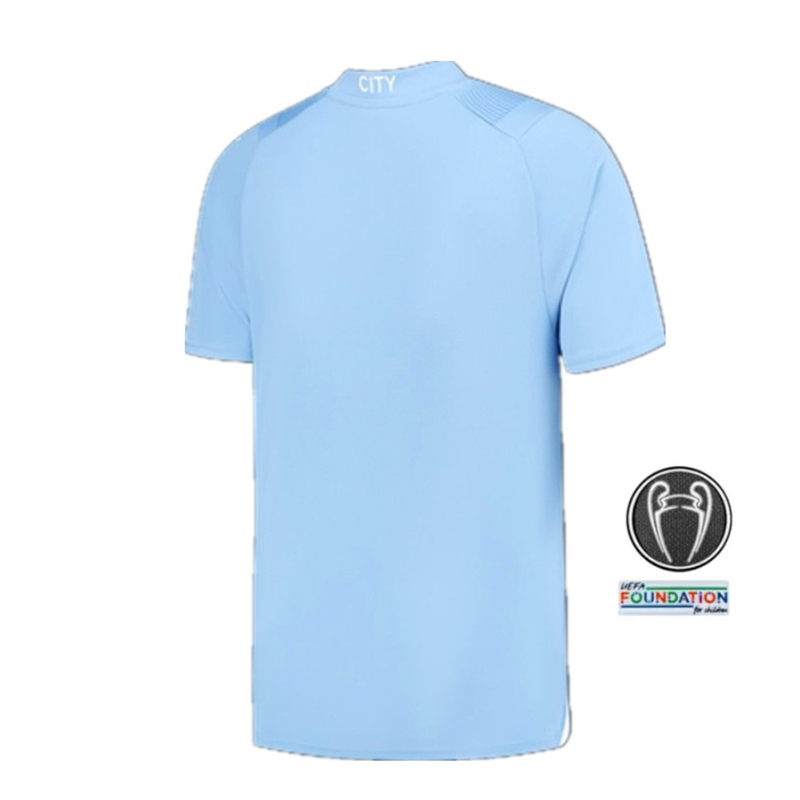 Manchester Citie 23/24 Haaland Fans Version Mens Kids Football Kit Sets Man Citie Home Away Third Away Soccer Jerseys De Bruyne men kids