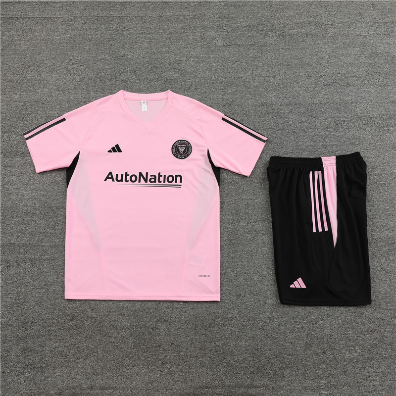 Short sleeve adult and kids jackets 23 24 Miami Men's Football training Jersey Kit Men's and Children's football tracksuit Jogging 2023 24 Miami