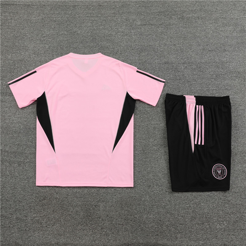 Short sleeve adult and kids jackets 23 24 Miami Men's Football training Jersey Kit Men's and Children's football tracksuit Jogging 2023 24 Miami
