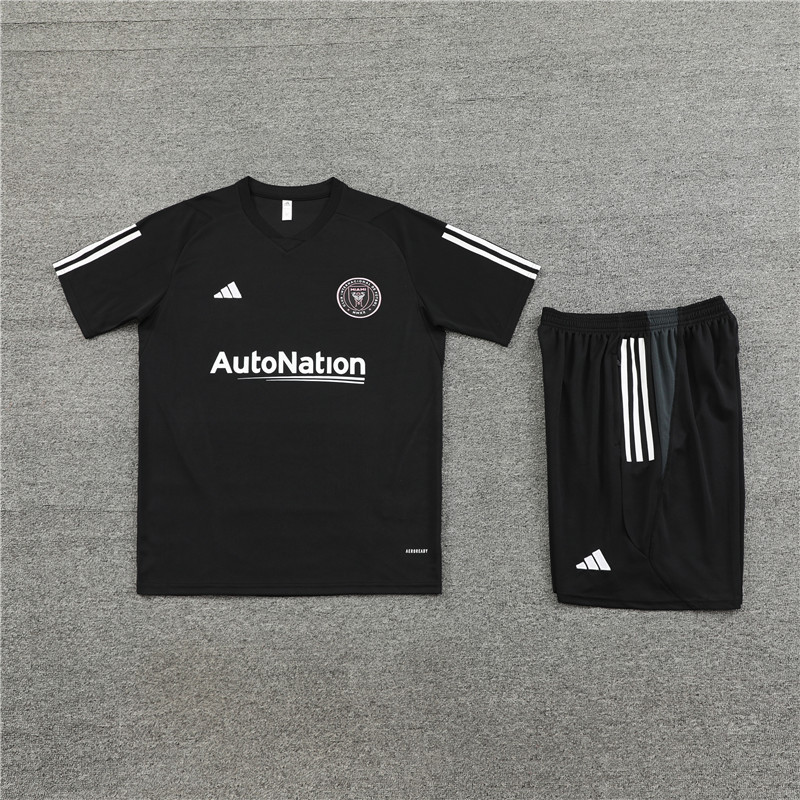 Short sleeve adult and kids jackets 23 24 Miami Men's Football training Jersey Kit Men's and Children's football tracksuit Jogging 2023 24 Miami