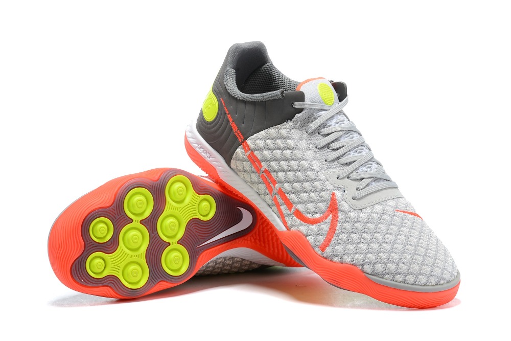Nike Futsal small field king fully knitted MD bottom indoor flat football shoes Nike Reactgato IC39-45
