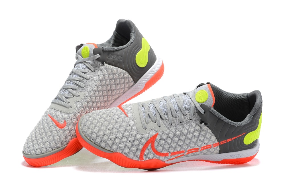 Nike Futsal small field king fully knitted MD bottom indoor flat football shoes Nike Reactgato IC39-45