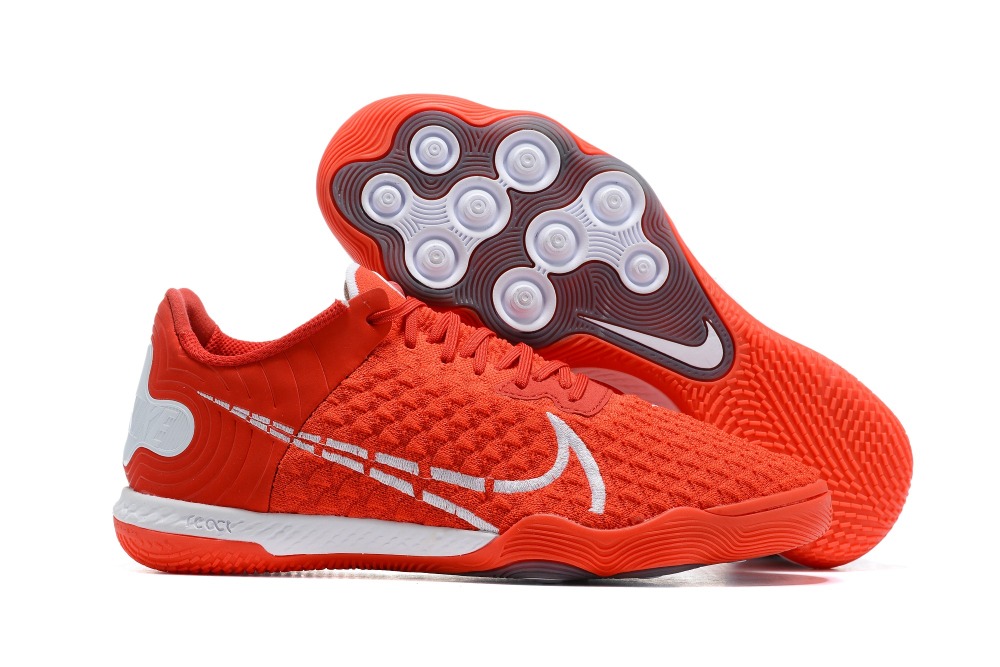 Nike Futsal small field king fully knitted MD bottom indoor flat football shoes Nike Reactgato IC39-45