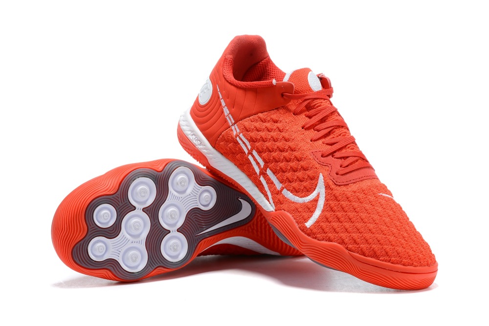 Nike Futsal small field king fully knitted MD bottom indoor flat football shoes Nike Reactgato IC39-45