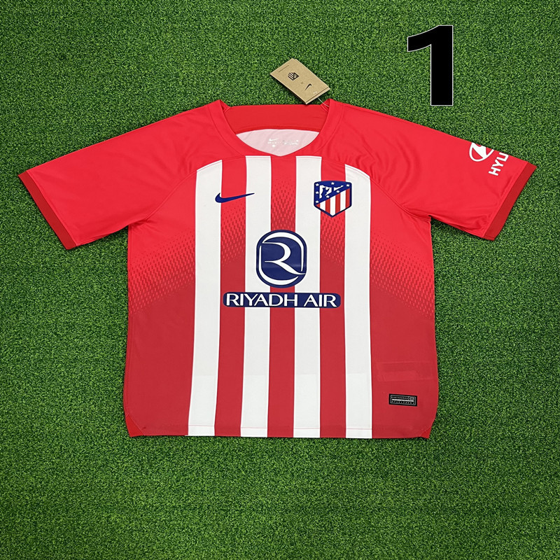 FAN 23 24 Atletico Madrids soccer jerseys GRIEZMANN 23 24 120th anniversary 2023 2024 M.LLORENTE KOKE SAUL Correa LEMAR football shirt men