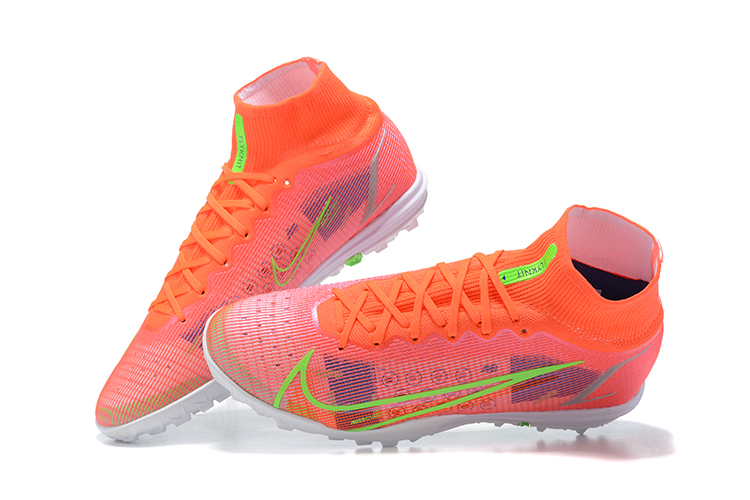 Nike Assassin 14 generation High top fully knitted waterproof MD plus air grass nails football shoes Nike Superfly 8 Academy TF39-45