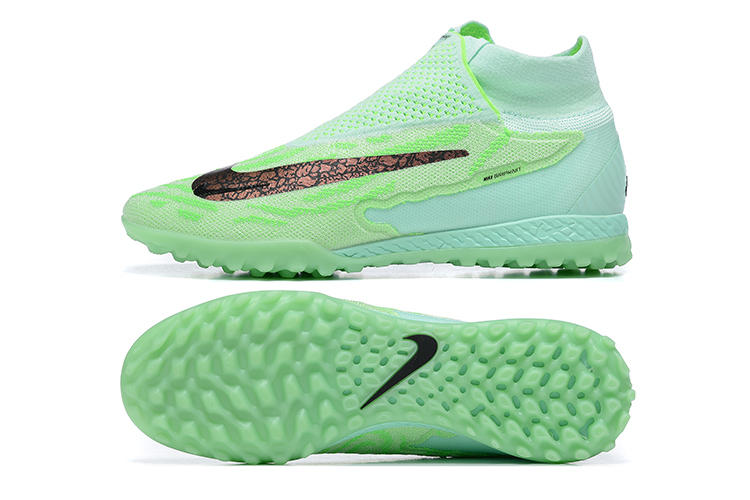 Nike High Top Phantom GX Double waterproof fish silk fully knitted MD straw nail football Shoes Nike Phantom GX Elite DF Link TF39-45