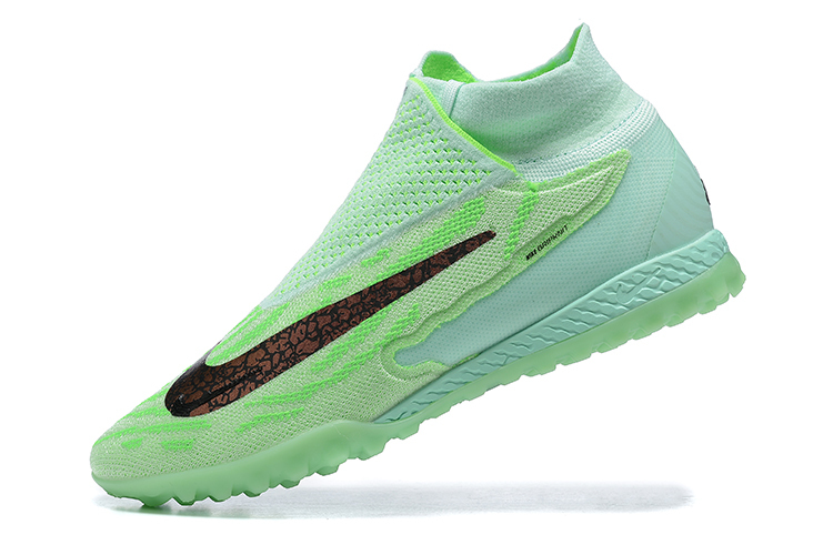 Nike High Top Phantom GX Double waterproof fish silk fully knitted MD straw nail football Shoes Nike Phantom GX Elite DF Link TF39-45