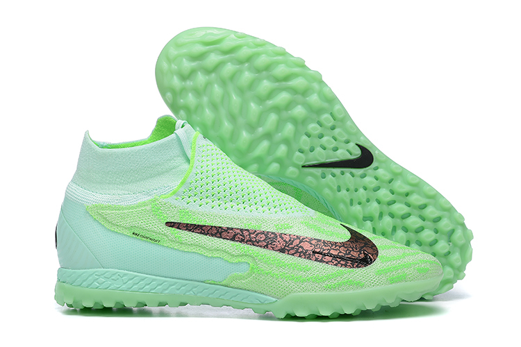 Nike High Top Phantom GX Double waterproof fish silk fully knitted MD straw nail football Shoes Nike Phantom GX Elite DF Link TF39-45