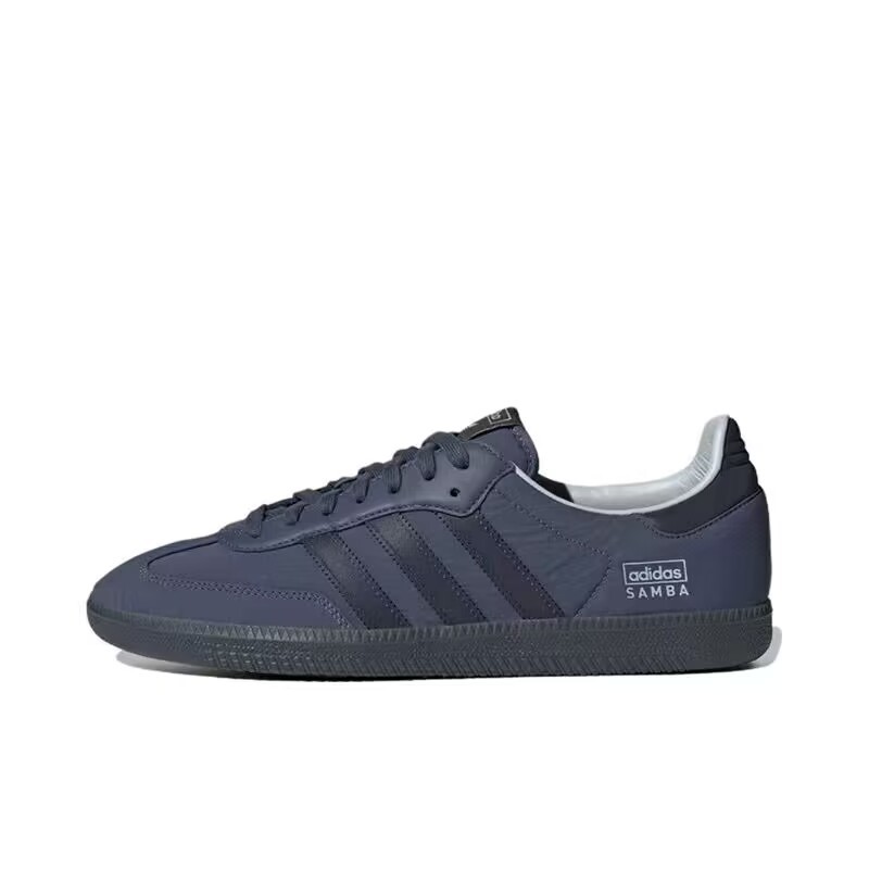 Adidas1 Black - blue Samba OG German training shoes Shamrock retro couple casual shoes for men and women summer casual small white shoes