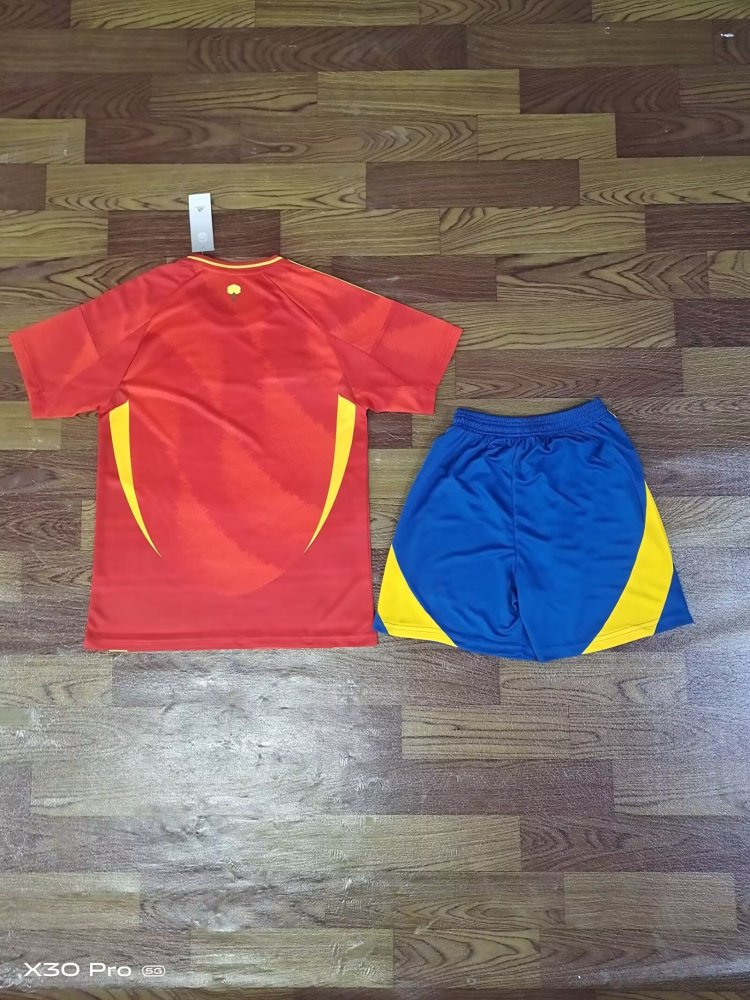 2024 2025 Spain Soccer Jerseys PEDRI LAMINE YAMAL RODRIGO PINO MERINO SERGIO M.ASENSIO FERRAN HERMOSO REDONDO CALDENTEY Men Kids Spain Football Shirt kit