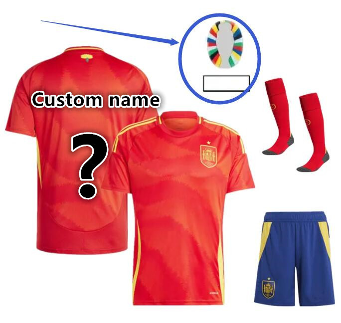 2024 2025 Spain Soccer Jerseys PEDRI LAMINE YAMAL RODRIGO PINO MERINO SERGIO M.ASENSIO FERRAN HERMOSO REDONDO CALDENTEY Men Kids Spain Football Shirt kit