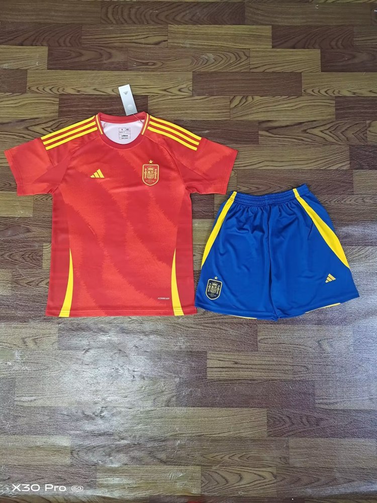 2024 2025 Spain Soccer Jerseys PEDRI LAMINE YAMAL RODRIGO PINO MERINO SERGIO M.ASENSIO FERRAN HERMOSO REDONDO CALDENTEY Men Kids Spain Football Shirt kit