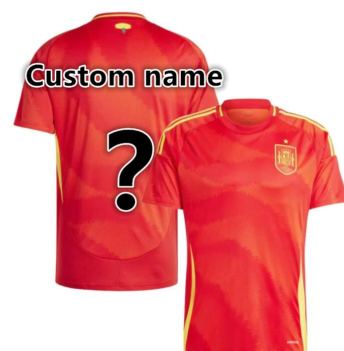 FAN 2024 2025 Spain Soccer Jerseys PEDRI LAMINE YAMAL RODRIGO PINO MERINO SERGIO M.ASENSIO FERRAN HERMOSO REDONDO CALDENTEY Men 2024 Spain Football Shirt kit