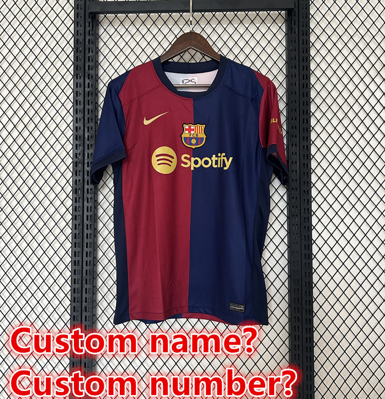 Fan edition size S-2XL  2024 2025 Fc Barcelona Soccer Jerseys 2024 Fc Barcelona Football Shirt Jerseys Tight jersey Football jersey
