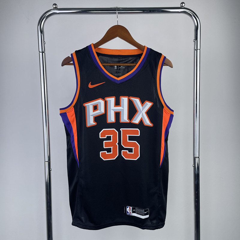 NBA SUNS black 35 Durant NBA