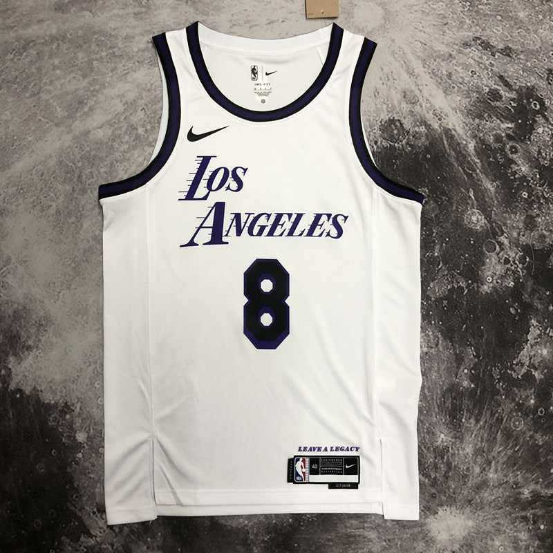 NBA 23 season Lakers City version No. 8 Kobe NBA