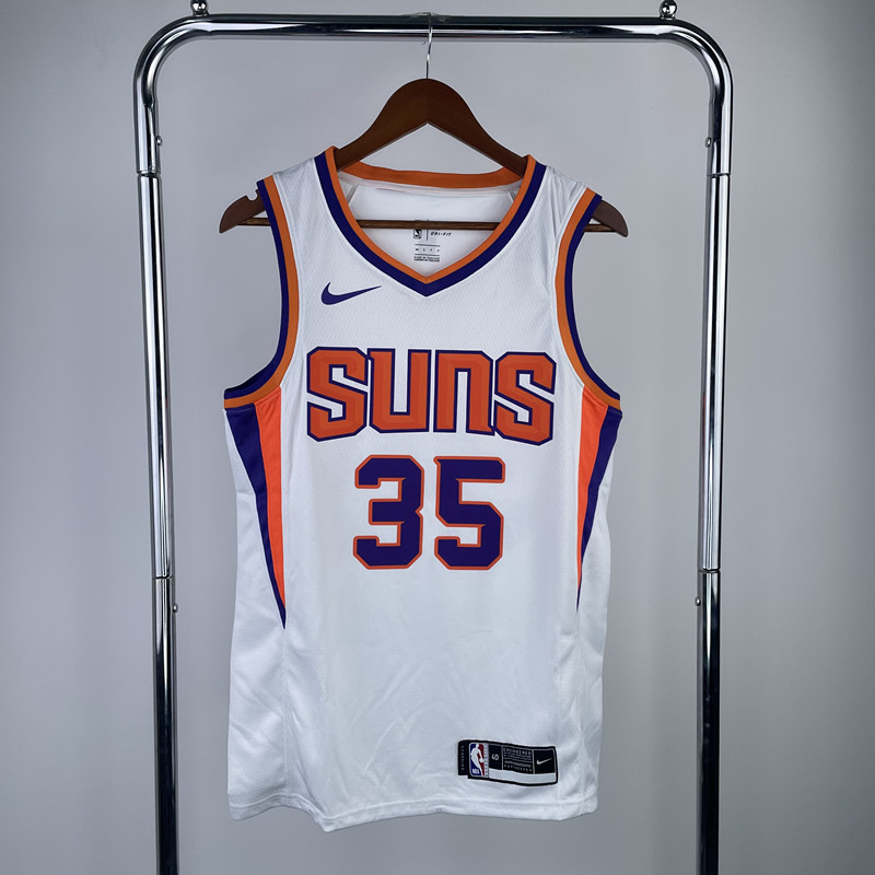 NBA SUNS white 35 Durant NBA